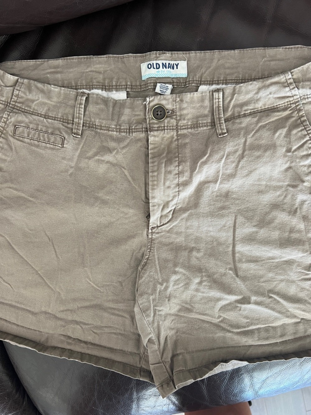 Old Navy Women's Tan Chino Bermuda Shorts